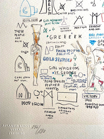 Jean-Michel Basquiat Lithograph