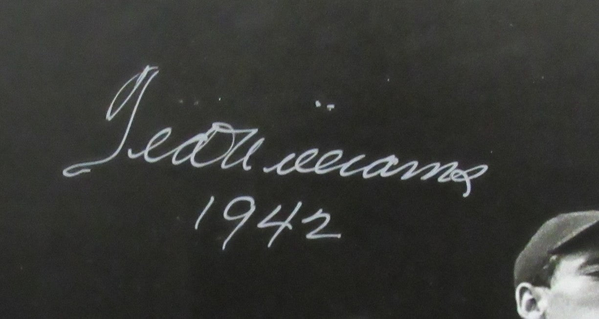 Ted Williams Hof Signed/Inscribed 16X20 B/W Photo Boston Red Sox Twf 198511