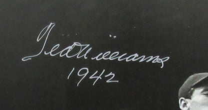 Ted Williams Hof Signed/Inscribed 16X20 B/W Photo Boston Red Sox Twf 198511