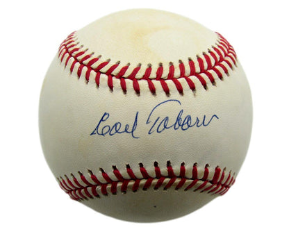 Earl Mickey Taborn Signed Oal Baseball Negro
