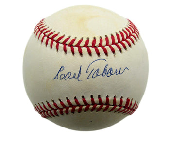 Earl Mickey Taborn Signed Oal Baseball Negro