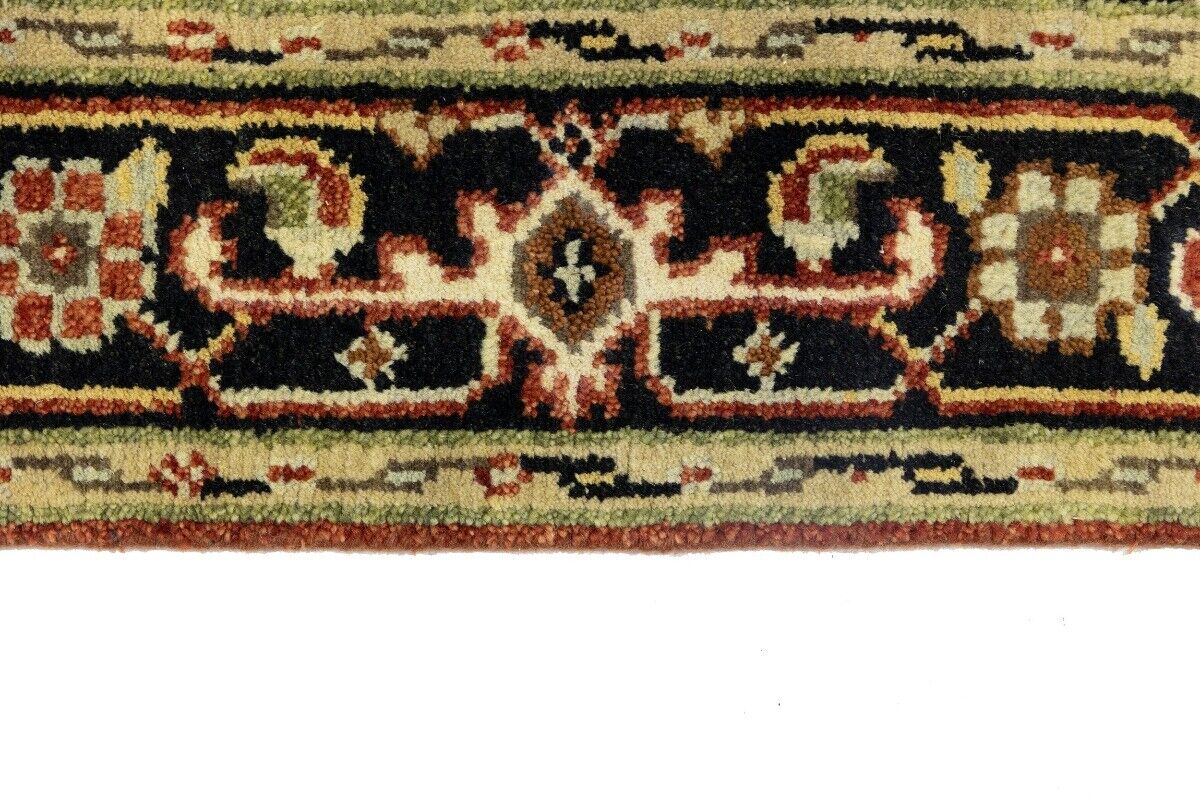 4X6 Ft Geometric Tribal Serapi Rug Wool Oriental