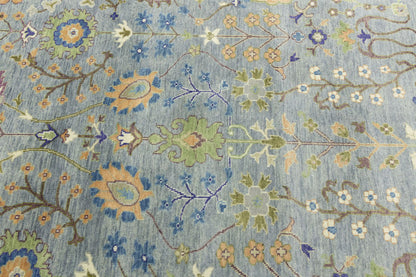 Handmade Tree of Life Oushak Chobi Oriental Rug