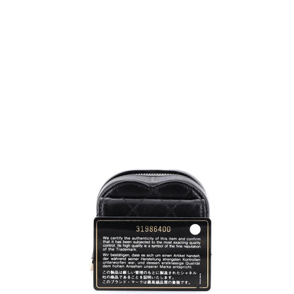 Lambskin Chanel CC in Love Heart Arm Zip Coin Purse Quilted