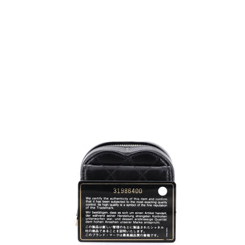 Lambskin Chanel CC in Love Heart Arm Zip Coin Purse Quilted