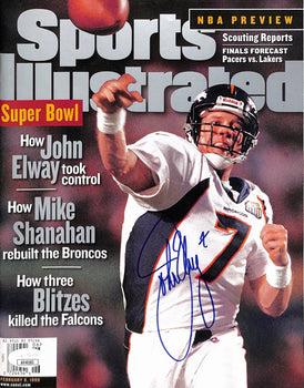 John Elway Signed 1999 Sports Illustrated