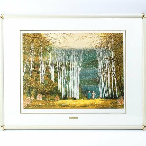 Fanch Ledan (France 1949) - "Small Birch Path