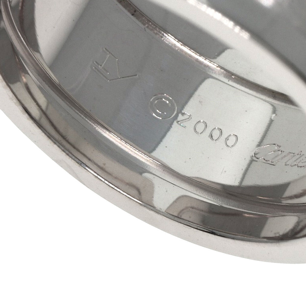 Cartier   Ring C2 Ring Lm # 57 K18 White Gold