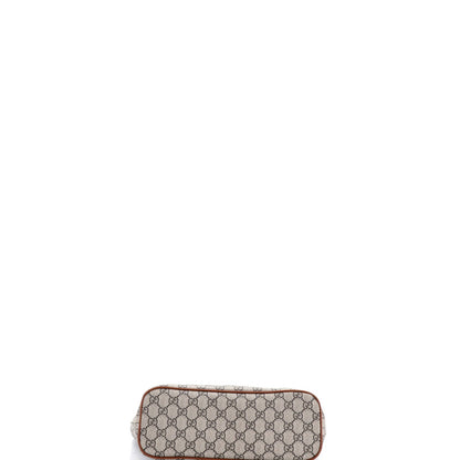 Gucci Convertible Soft Tote Gg Coated Canvas With Leather Small