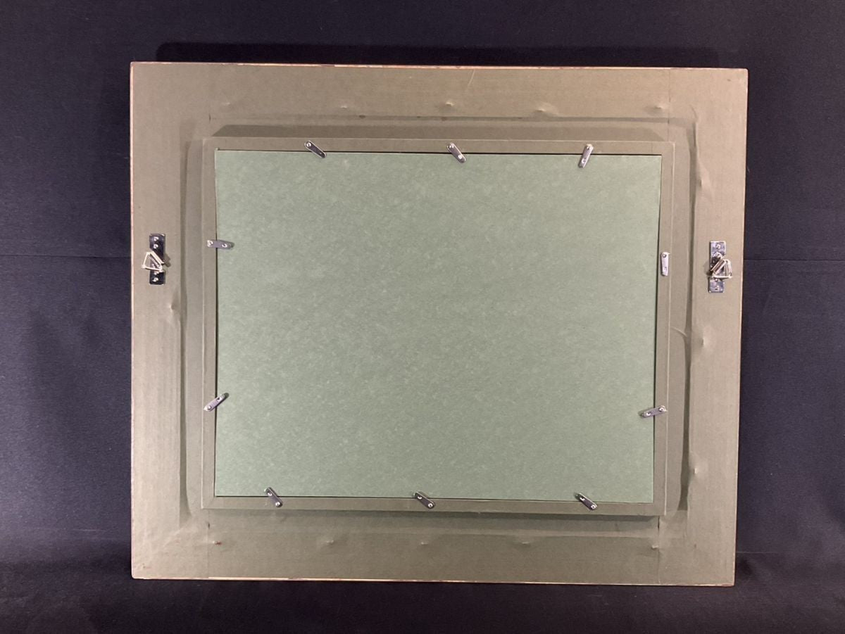 Framed Original Oil Painting European Landscape Windmill Signed Frederiks