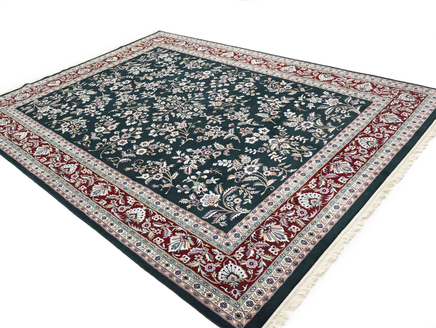 Traditional Floral Design Oriental Rug