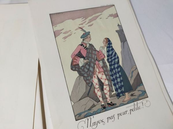 George Barbier Falbalas et Fanfreluches 1923 Art Deco Fashion Plates Colette