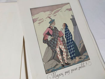 George Barbier Falbalas et Fanfreluches 1923 Art Deco Fashion Plates Colette
