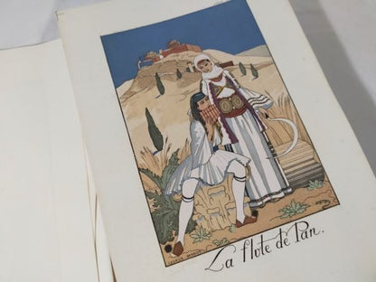 George Barbier Falbalas et Fanfreluches 1923 Art Deco Fashion Plates Colette