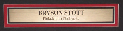 Bryson Stott Signed/Autographed 16X20 Photo Phillies Framed Fanatics 197600