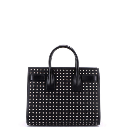 Saint Laurent Sac De Jour Bag Studded Leather Small