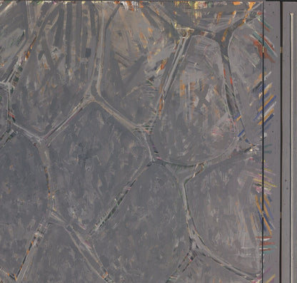 Jasper Johns Within " Poster Pop Art Blue, Gray