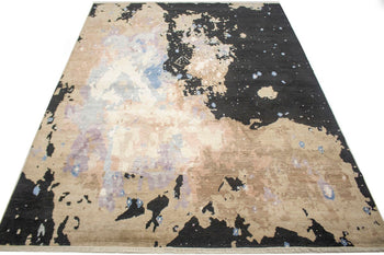 Contemporary Abstract Galaxy Design Rug