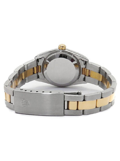 Rolex Oyster Perpetual 76183 Gray Case Size 24Mm Ladies Used Watch #71021
