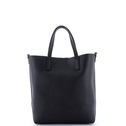Saint Laurent Shopper Tote Leather Toy