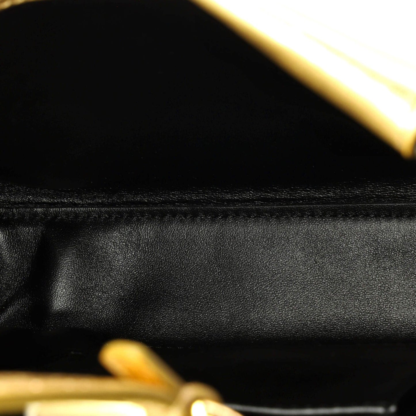 Fendi Resin Handle Peekaboo Bag Leather Mini