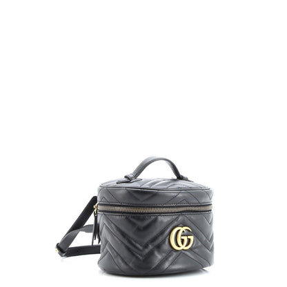 Gucci Gg Marmont Vanity Backpack Matelasse Leather Mini
