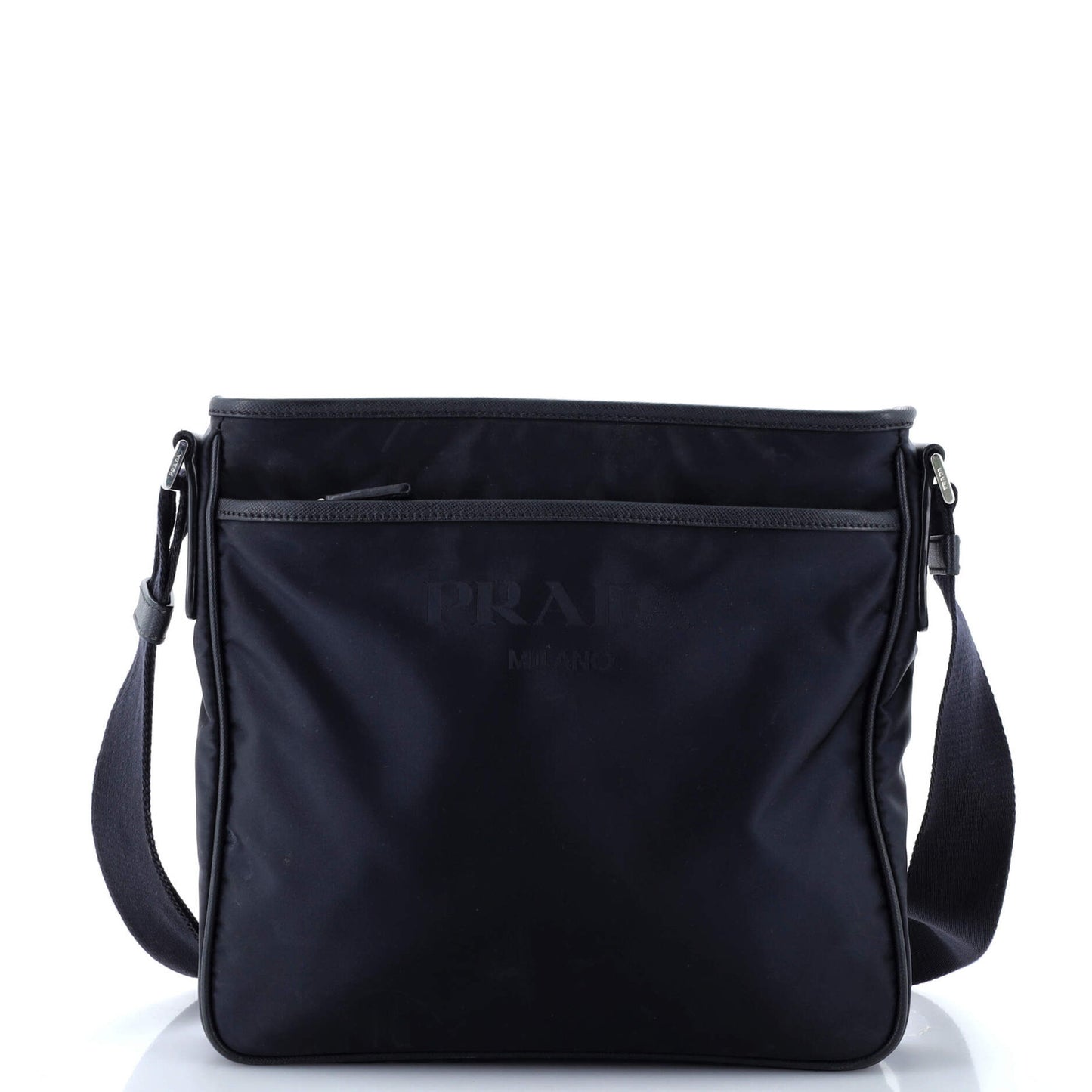 Prada Front Pocket Messenger Bag Tessuto Medium