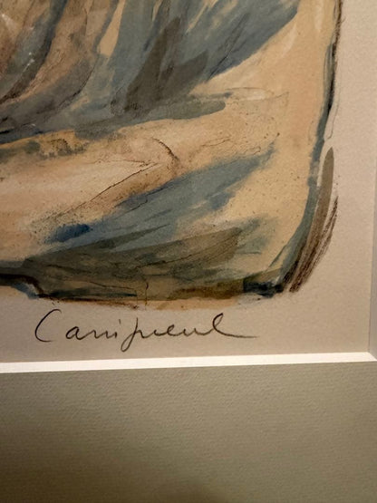 Jean Pierre Cassigneul Boat Lithograph Signed ED 143/ 200 Framed Collectible Art