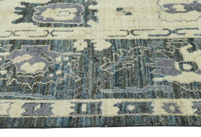 8X10 Ft Oushak Peshawar Oriental Rug Floral