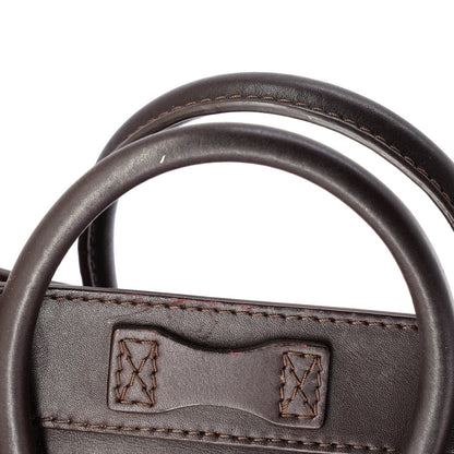 Nano Celine Tricolor Luggage Bag Leather