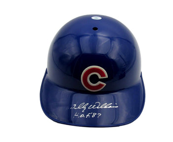 Billy Williams Hof Signed/Insc Mlb Batting Helmet Cubs Size 7 3/8 Psa/Dna 193129