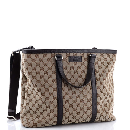 Gucci Joy Convertible Tote Gg Canvas Large