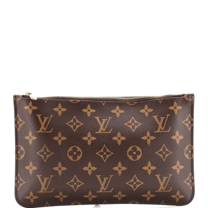Louis Vuitton Neverfull Pochette Monogram Canvas Large