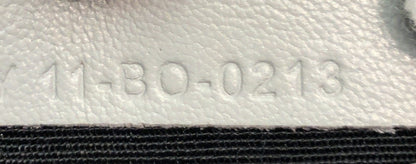 Christian Dior Double Zip Crossbody Pouch Cd Diamond Coated Canvas