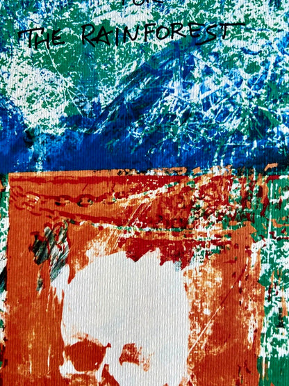 Robert Rauschenberg Lithograph Coa Numbered Certified Stamp