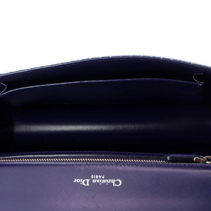 Christian Dior Diorama Flap Bag Cannage Embossed Calfskin Medium