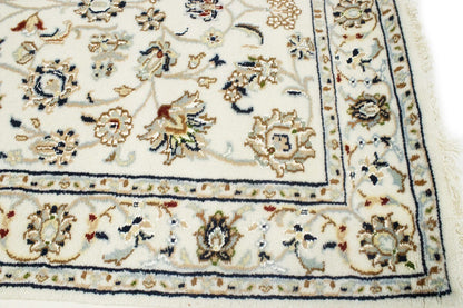 3X8 ft Hand-Knotted Indo-Nain Oriental Runner