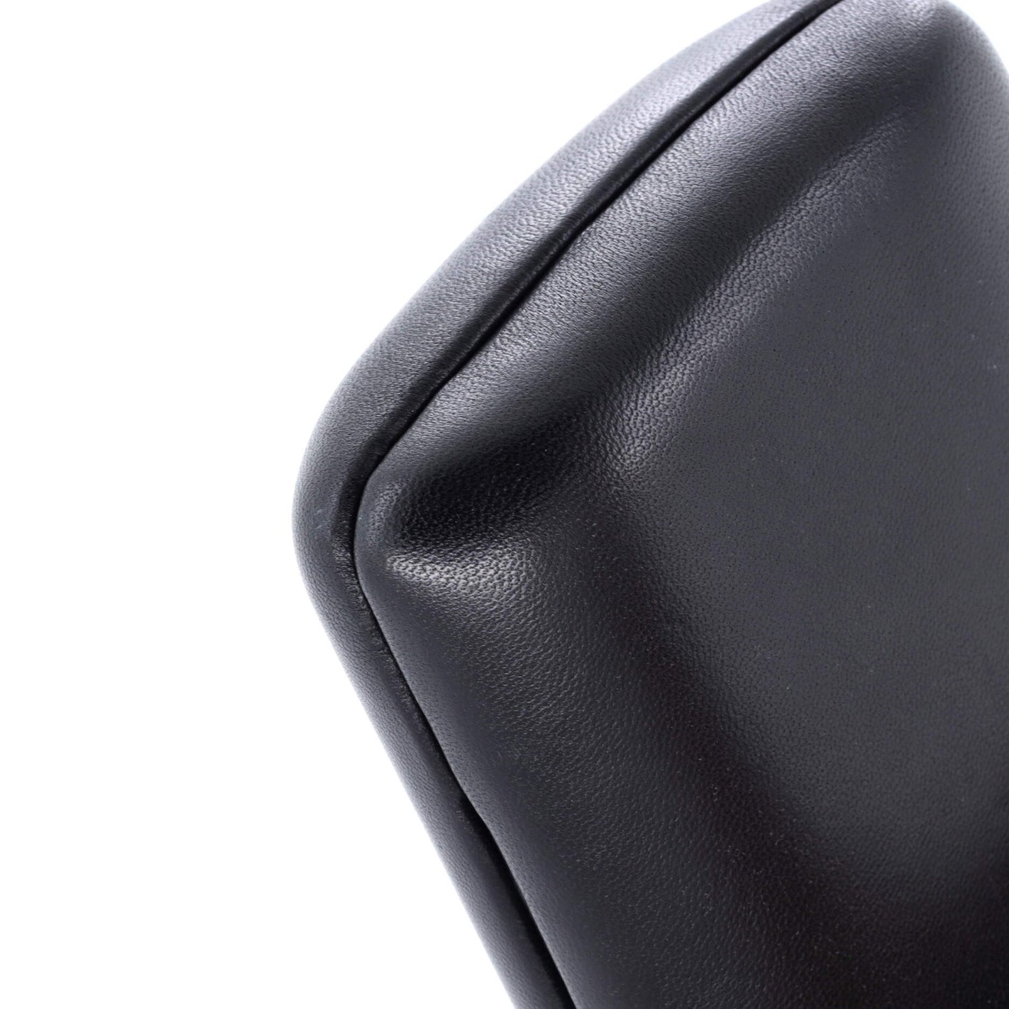 Prada Logo Convertible Chain Box Clutch Leather