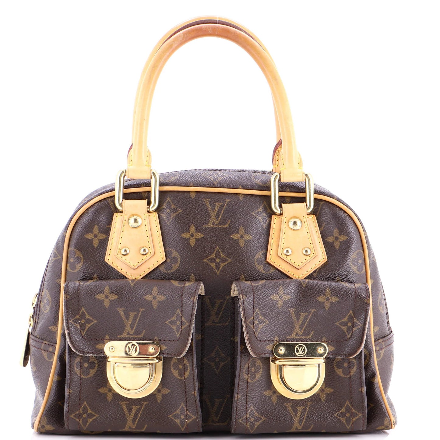 Louis Vuitton Manhattan Handbag Monogram Canvas Pm