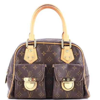 Louis Vuitton Manhattan Handbag Monogram Canvas Pm