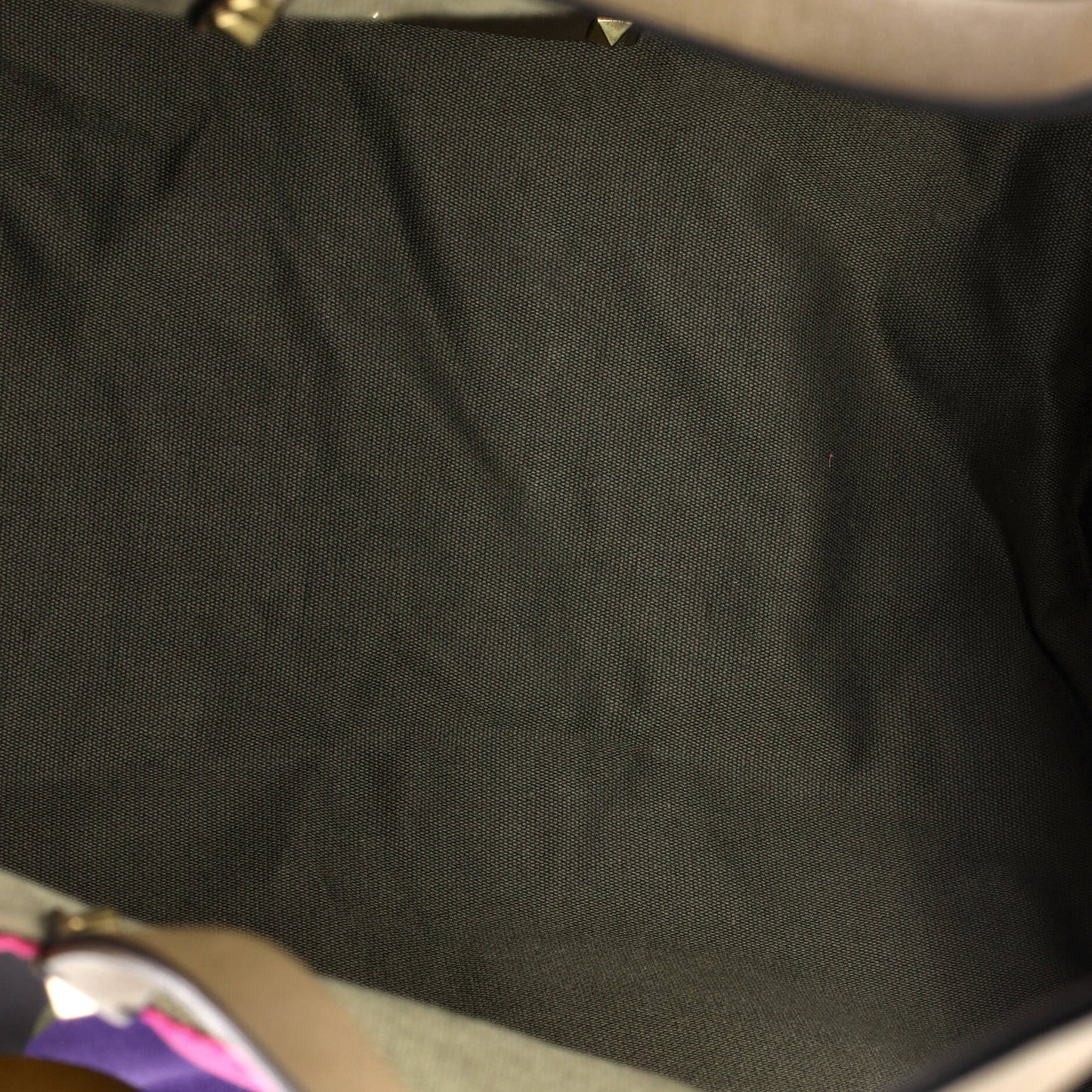 Valentino Garavani Rockstud Open Reversible Convertible Tote Camo Nylon Medium