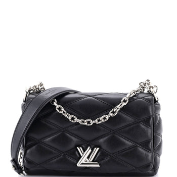 Louis Vuitton Go-14 Handbag Malletage Leather Mm