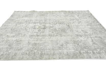 Hand-Knotted Antique Oriental Rug Floral Design