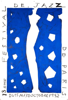 13Th Festival De Jazz De Paris Aki Kuroda 1992 Serigraphy Original
