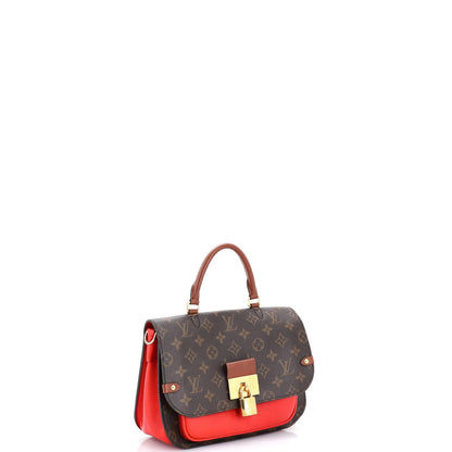 Louis Vuitton Vaugirard Handbag Monogram Canvas With Leather
