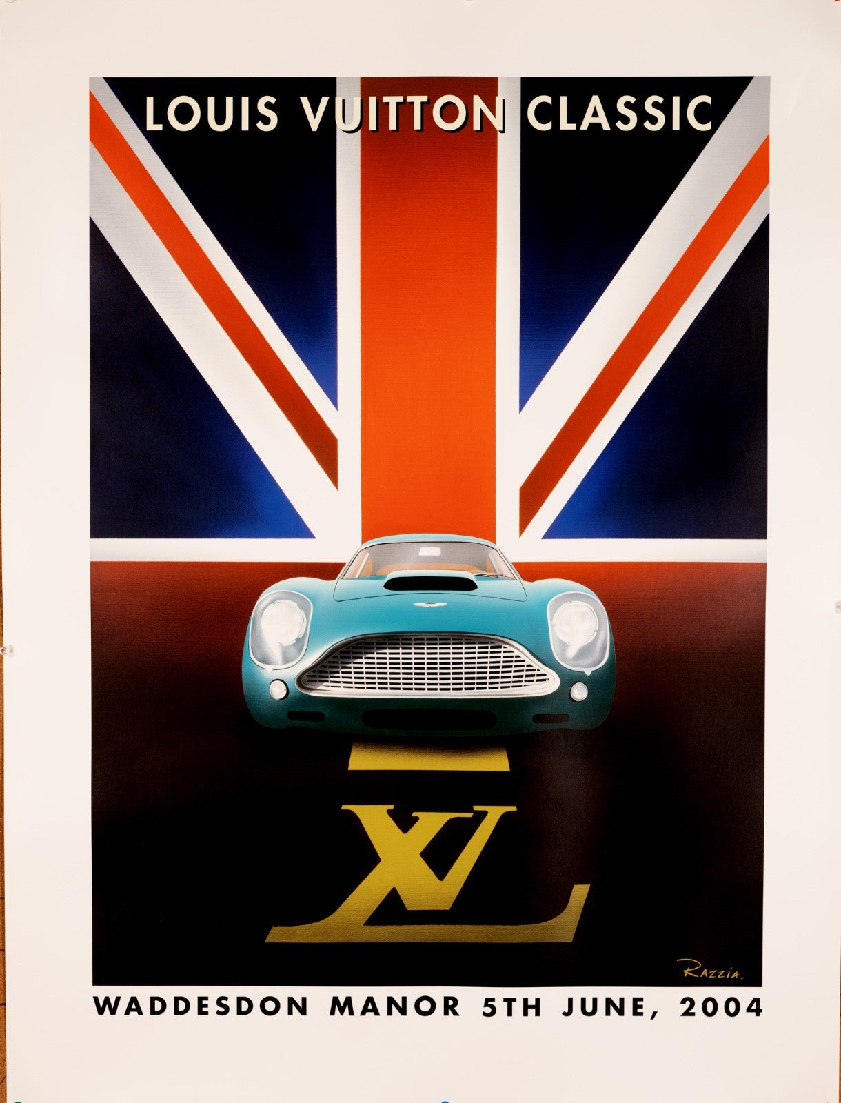 Razzia Lv Classic Waddesdon Manor 2004 Original Poster  Hand Signed