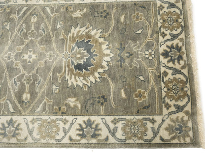 2'6X8 Ft Hand-Knotted Oushak Chobi Wool Runner