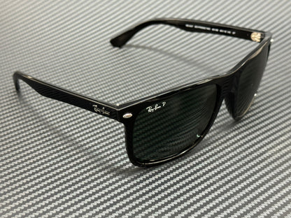 Ray Ban Rb4547 601 58 Black Green Polarized Unisex 57 Mm Sunglasses