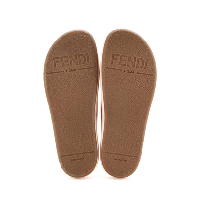 Fendi Women'S Fendigraphy Slide Sandals Leather