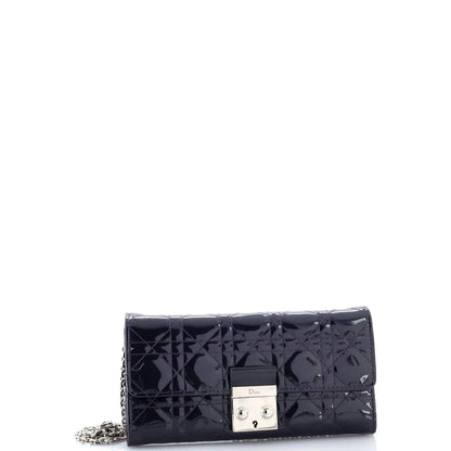 Christian Dior Miss Dior Croisiere Wallet On Chain Cannage Quilt Patent